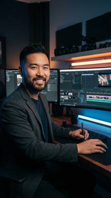 草莓视频剪辑师王浩